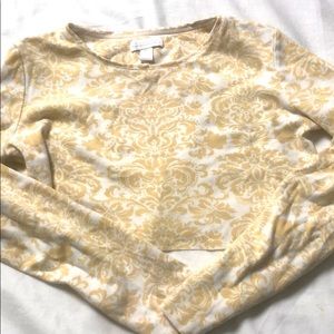 Character clip crop top